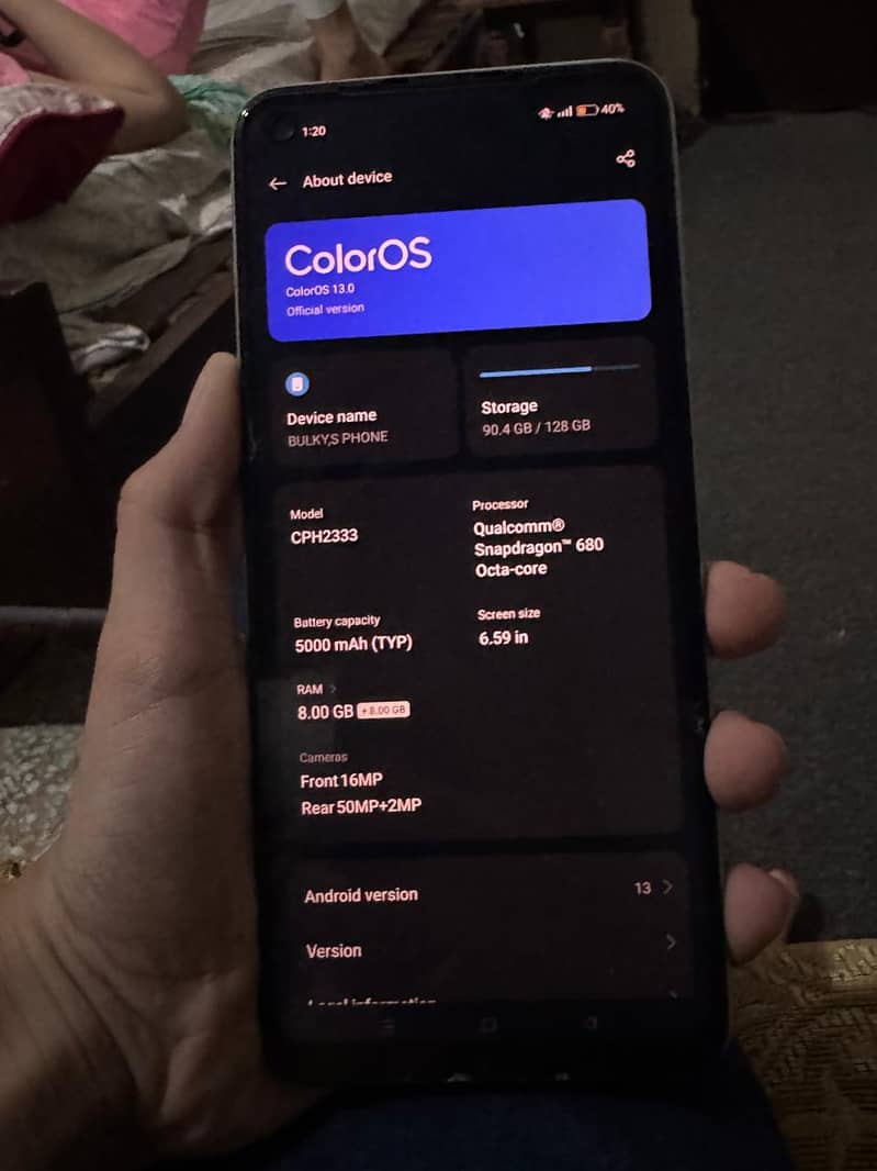OPPO A96 3