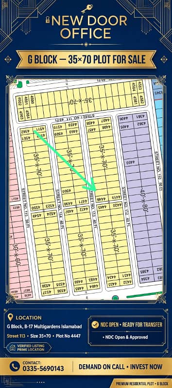 G block 10 Marla plot for sale