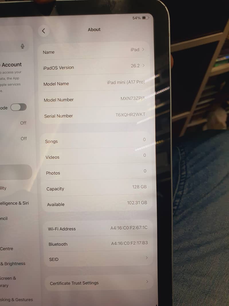 iPad Mini, A17 Pro 1