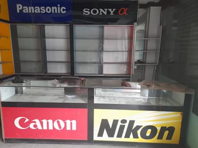 Display cabinets and counters