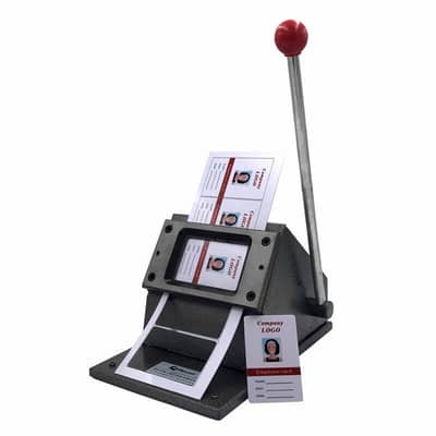 Heavy Duty PVC Card Die Cutter Machine – Perfect for National ID, Badg