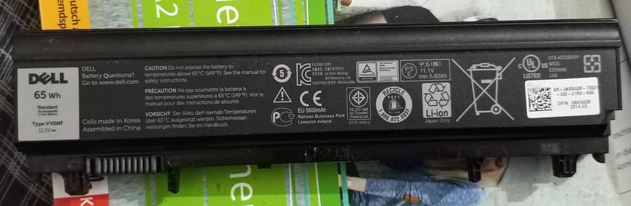 Dell Laptop Battery 65Wh – Original