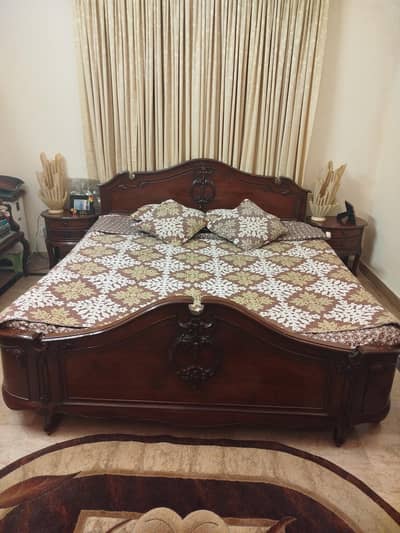 Pure Taali Bed set without mattress or any decorations