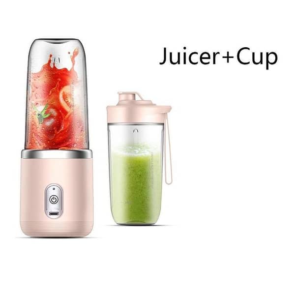 T  Portable Juicer Cup Juicer Fruit Juice Cup Automatic Small Electric Juicer Smoothie Blender Ice CrushCup Food Processor