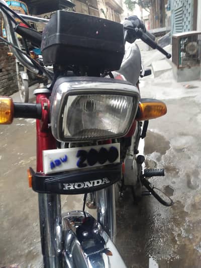 Honda 70 2021 with Golden number