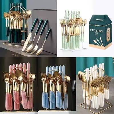 Premium Cutlery Set Luxury Cutlery Set Stainless Steel Cutlery Set