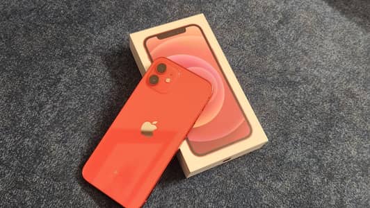 Apple iPhone 12 128gb Official PTA approved with box product red