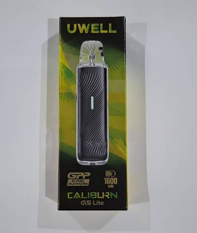 Uwell Caliburn G5 Lite 1600mAh – Like New– With Box 18+ Product