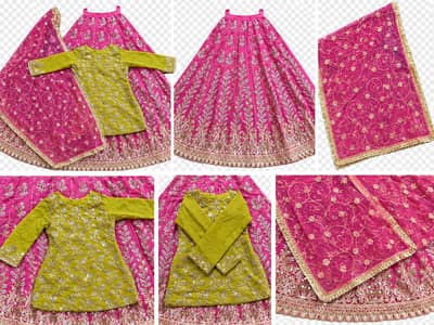 Mehndi lehnga