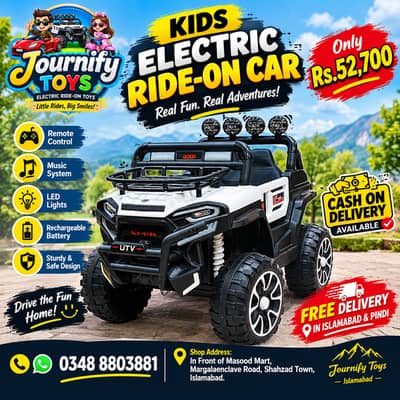 **Jamboo Size Kids Jeep – Big Fun for Little Drivers!** 