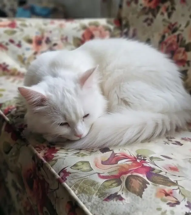 Persian White Cat Pair | Male Odd eyes & Female Blue eyes — photo 9