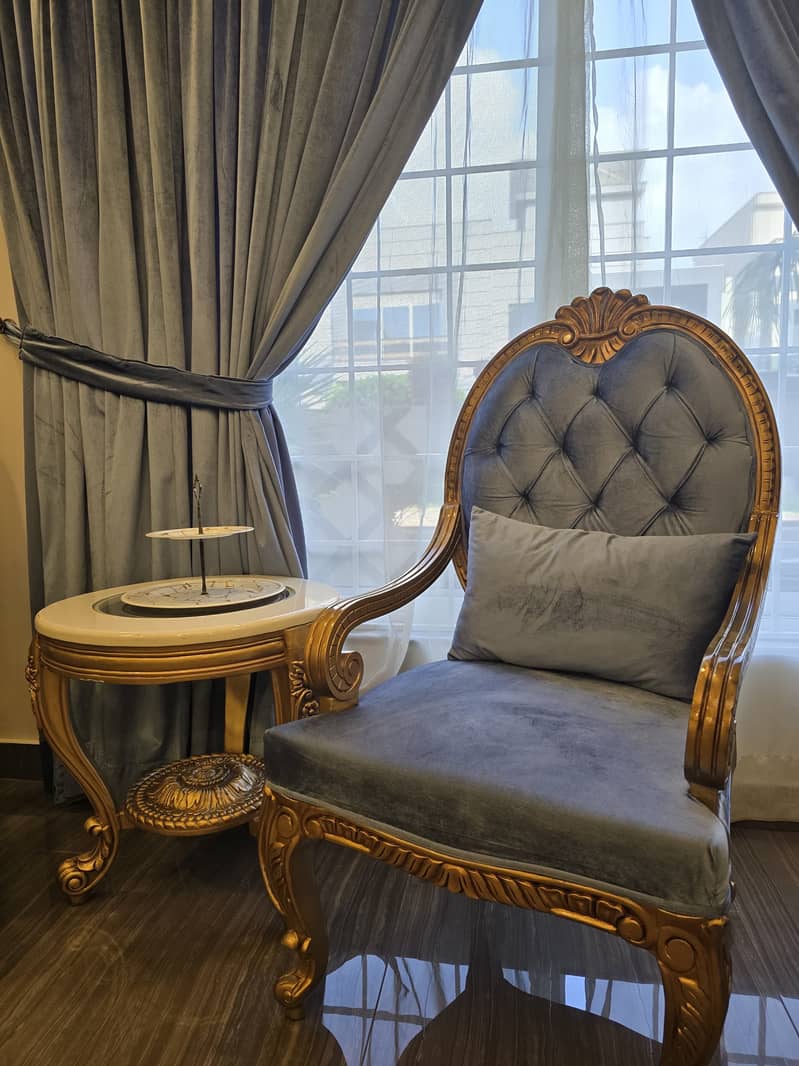 Dining table and sofa set 6