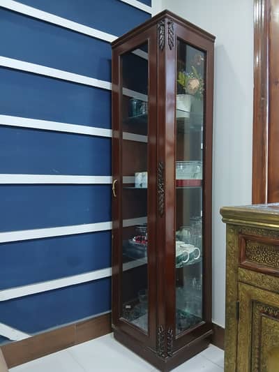 Crockery showcase/ divider / glass cabinet