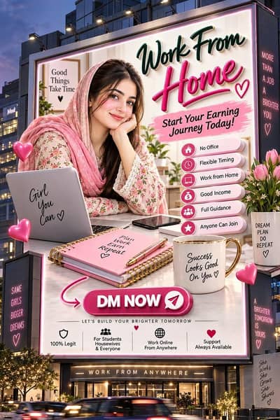 WORK FROM HOME  Start Your Earning Journey Today!