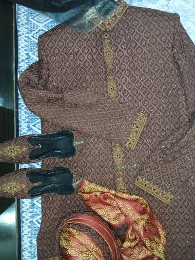 Sherwani Wedding with Size Chart