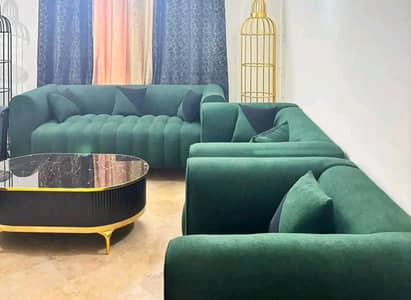 6 Seater Sofa Set With Center Table New