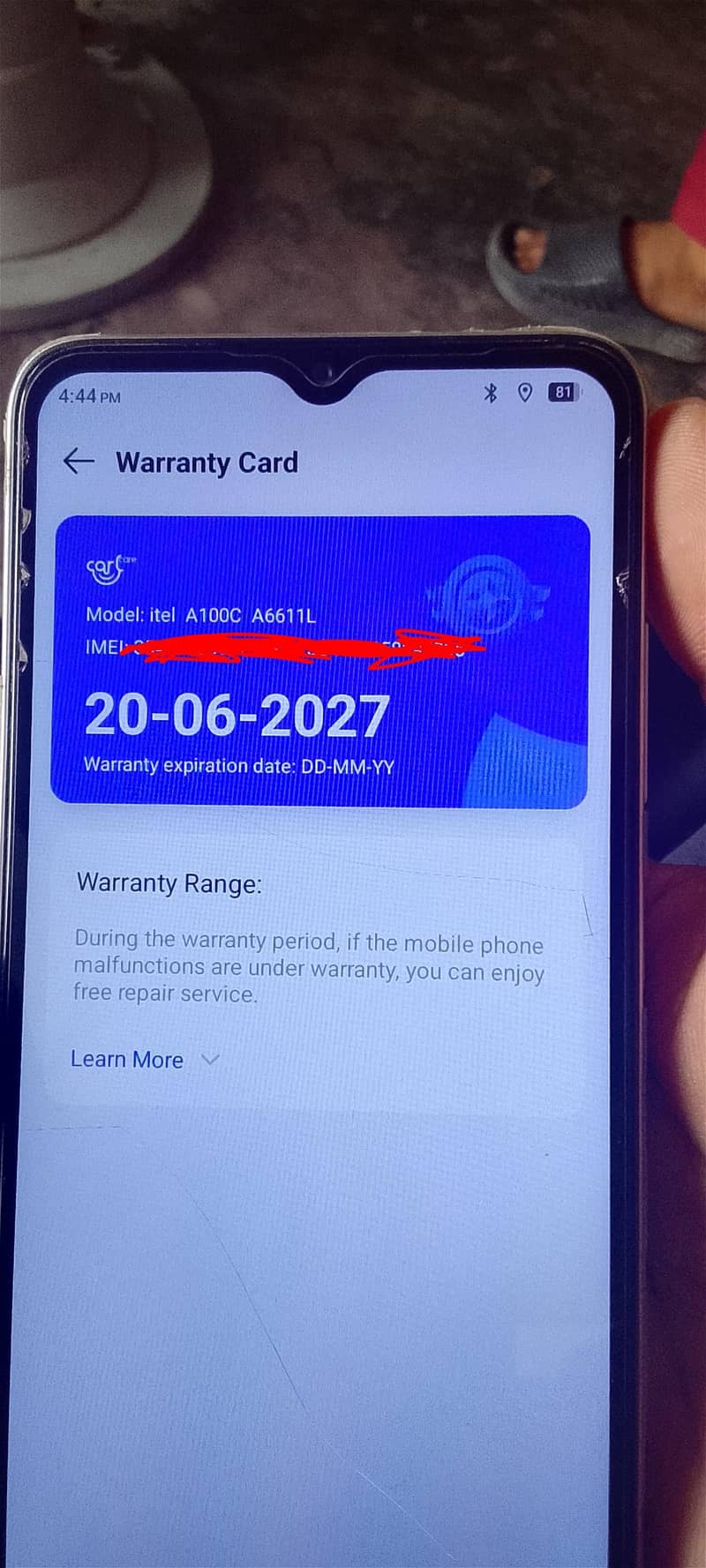Itel A100c 4