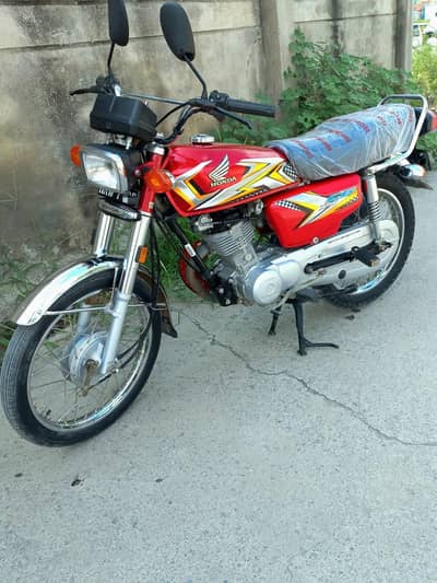 Honda CG 125 2025 model new (red)