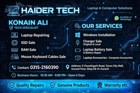 laptop repair and all item of laptop and computer sale door to door