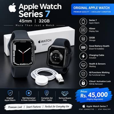 Original Apple Watch Series 7 45mm 32GB | Excellent Condition