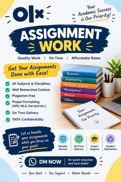 Assignment Work | All Subjects | Quality & Affordable Services