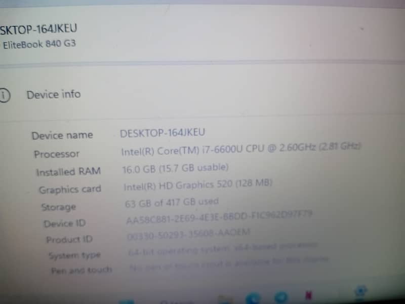 HP laptop i7 4