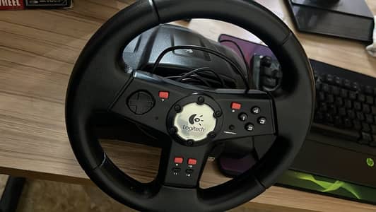 Logitech Formula Vibration Feedback Wheel with Pedals