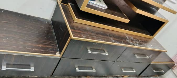TV console with drawers