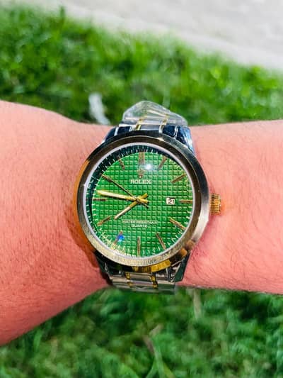 Rolex green dial premium watch ⌚ with Rolex box