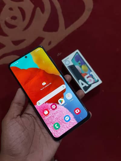 Samsung A51 WITH BOX OFFICIAL PTA
