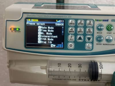 Infusion Syringe Pump, New Chinese Hawkmed HK-400III Syringe Pump