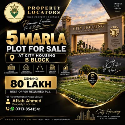 Plot For Sale At Citi Housing Sialkot
