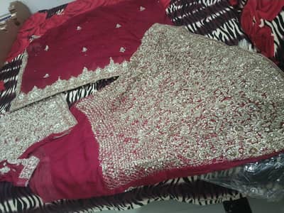 only one time use lehnga with jewelry