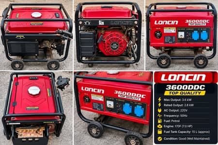 LONCIN GENERATOR 3600 DDC