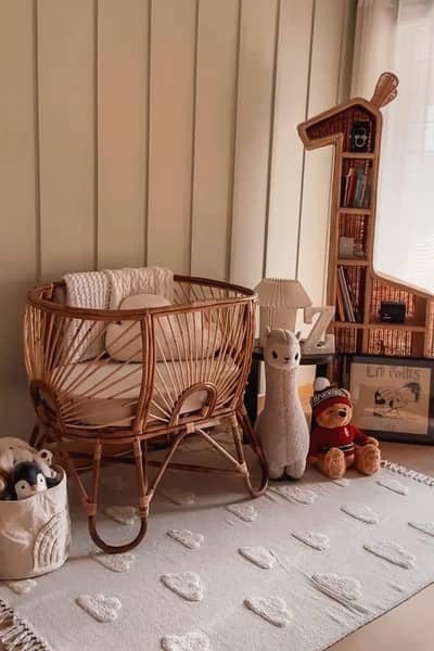 Bamboo Baby Rattan bassinet