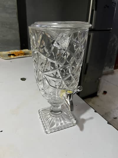 3L crystal jug water & juice dispenser