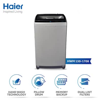 Haier HWM-150-1708 Fully Automatic 15KG Top Load Washing Machine