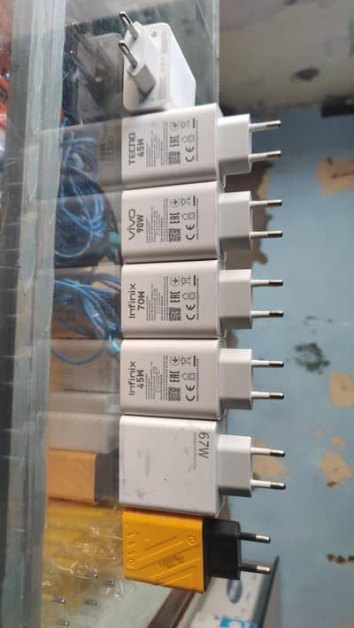 Fast Charger 45W 67W 70W 90W 120W |only 2k| Tecno Infinix Vivo Redmi |