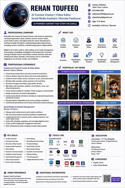AI Video Creator | AI Stories, Graphic Design & Video Editing