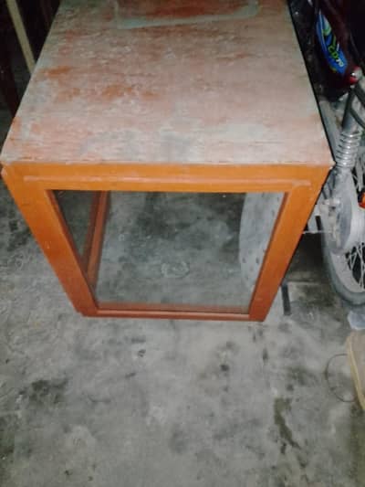 wooden table