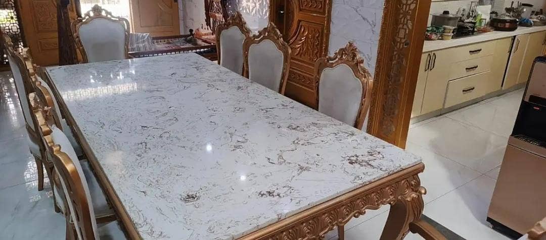 Dining table with Eight chairs 3