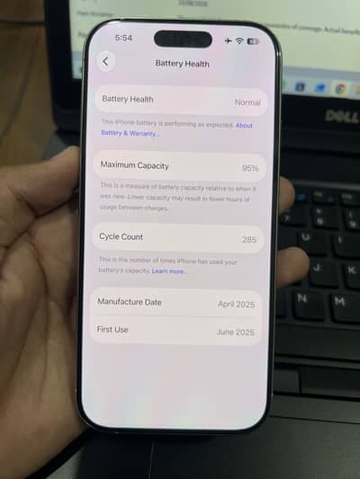 Apple iPhone 16 Pro Factory Unlock 95% Health
