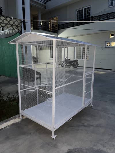 Parrots, pigeons, chickens cage