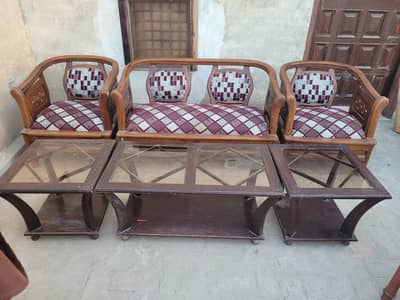 sofa set with tables