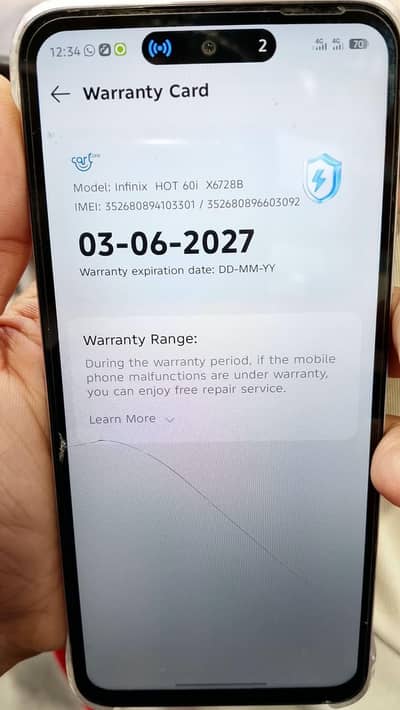 Infinix hot 60i