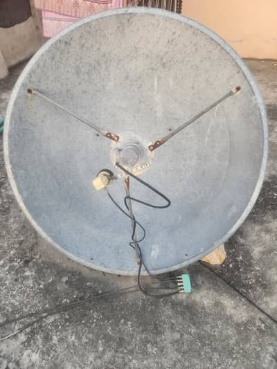 3 Dish + 4 LNB + 1 Receiver + Waire 50 +Ft WhatsApp  03025598332