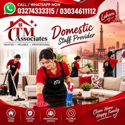Maids/Chef/COOK/Driver/Baby care/Governess/care taker/AVAILABLE