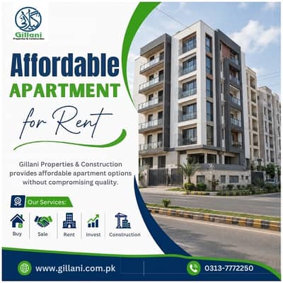 3 Bed DD Apartment For Rent Sector 25A Scheme 33 Karachi