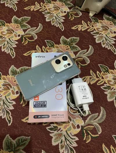 Infinix Zero 30 all accessories frsit hand use