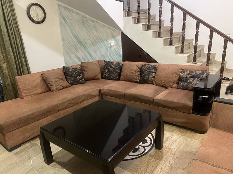 L shape sofa set 3